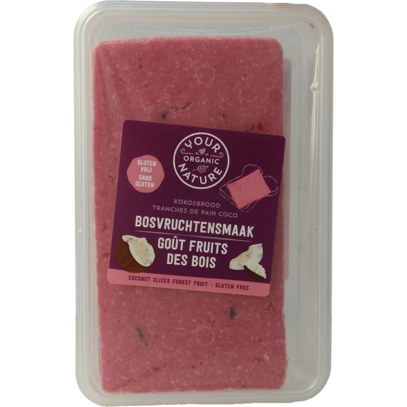 Your Organic Nature Kokosbrood Bosvruchten Bio 225g
