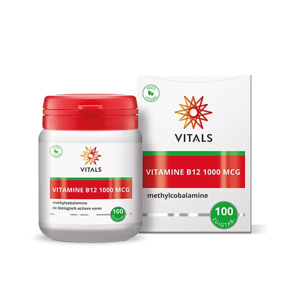 Vitals Vitamine B12 Methyl 1000mcg 100zt