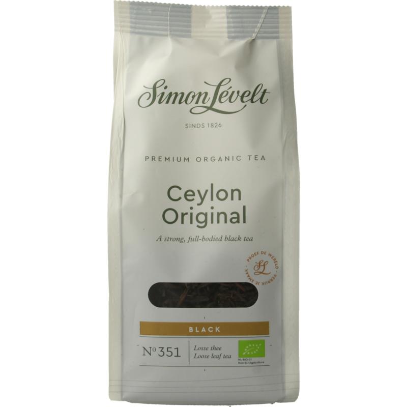 Simon Levelt Losse Thee Ceylon Original Bio 90g