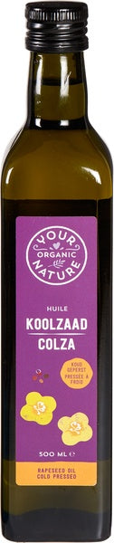 Your Organic Nature Koolzaadolie Bio 500ml