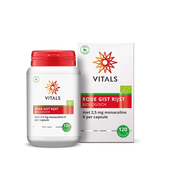 Vitals Rode Gist Rijst Bio 120ca