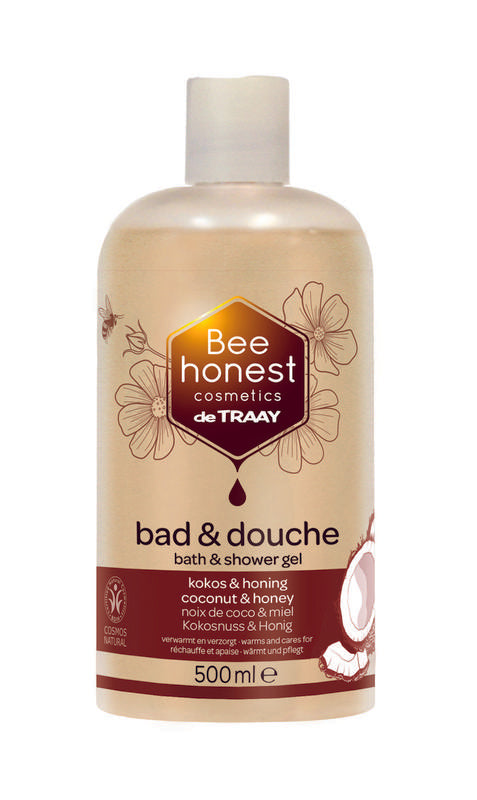 Traay Bee Honest Bad/Douche Kokos & Honing 500ml