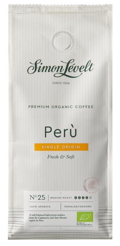 Simon Levelt Peru Single Origin Gemalen Bio 250g