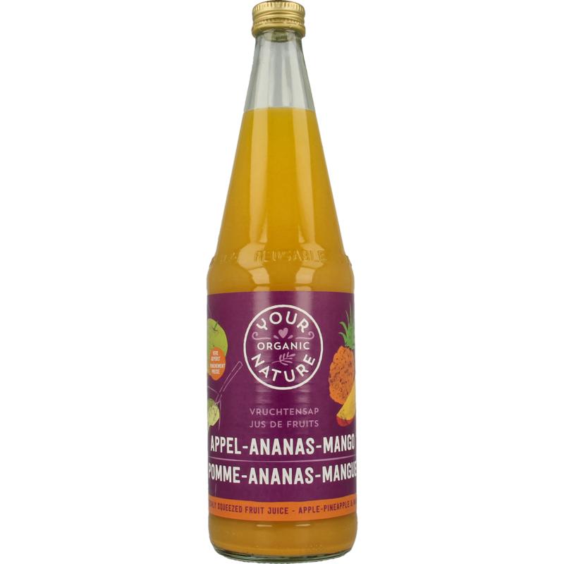 Your Organic Nature Vruchtensap Appel Ananas Mango Bio 700ml