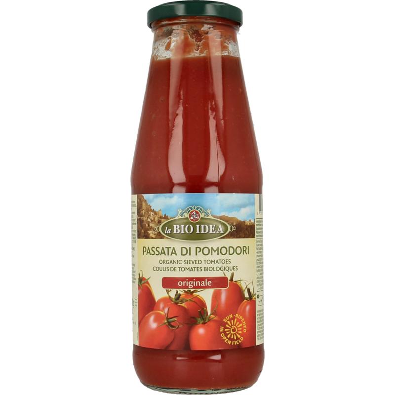 La Bio Idea Passata Gezeefde Tomaten Bio 680g