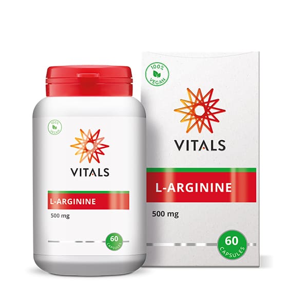 Vitals L-Arginine 500mg 60ca