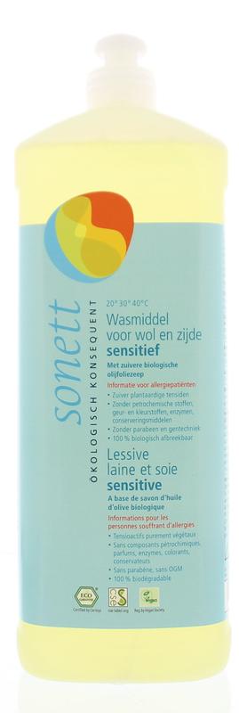 Sonett Wasmiddel Wol & Zijde Sensitive 1000ml