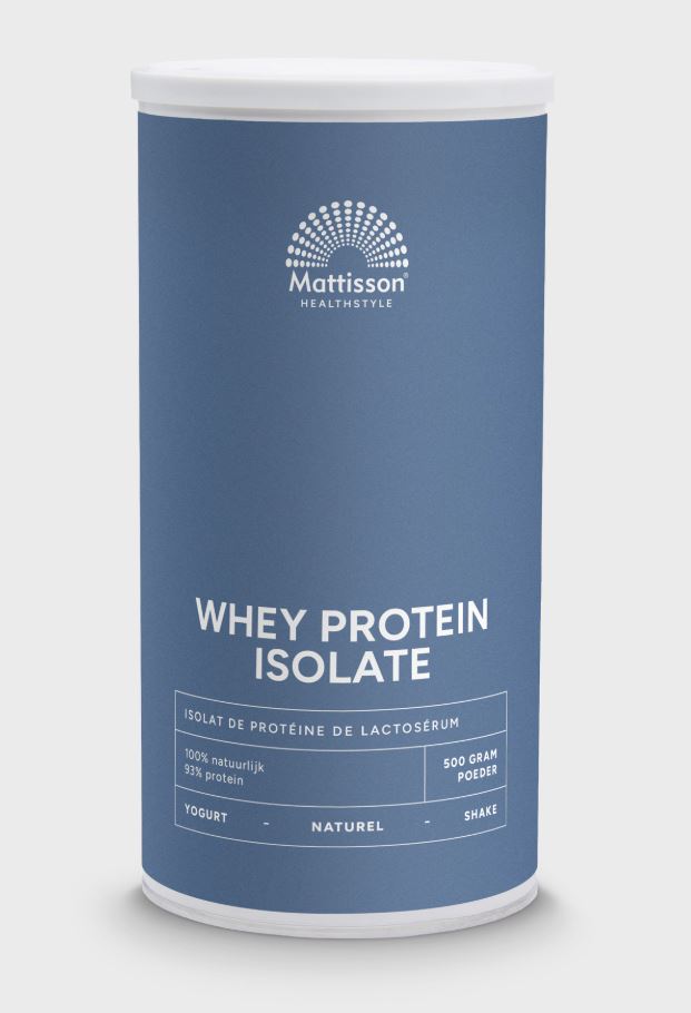 Mattisson Whey Proteïne Poeder Isolaat 93% 500g