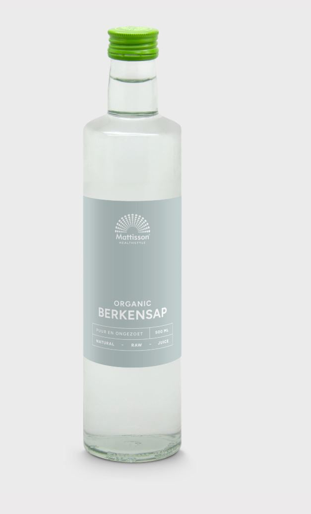 Mattisson Berkensap 100% Puur Bio 500ml