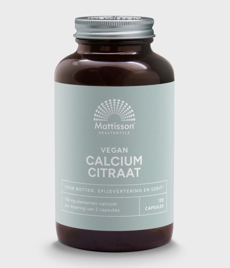 Mattisson Calcium Citraat 168mg 120vc