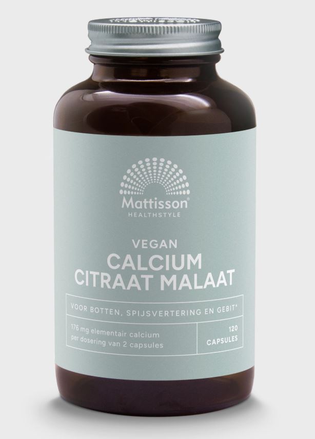 Mattisson Calcium Citraat Malaat 120ca