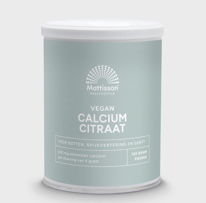 Mattisson Calcium Citraat Poeder 125g