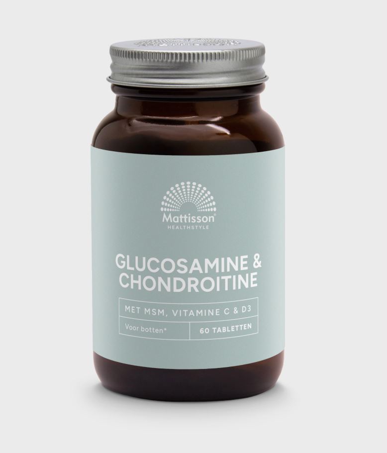 Mattisson Glucosamine Chondroitine Met MSM, Vitamine C & D3 60tb