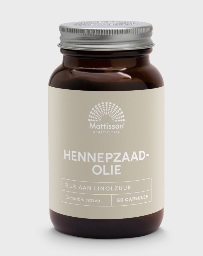 Mattisson Hennepzaadolie 1000mg 60ca