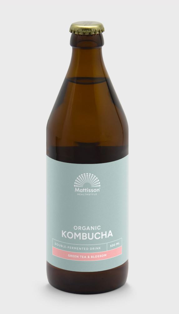Mattisson Kombucha Groene Thee & Bloesem Bio 500ml