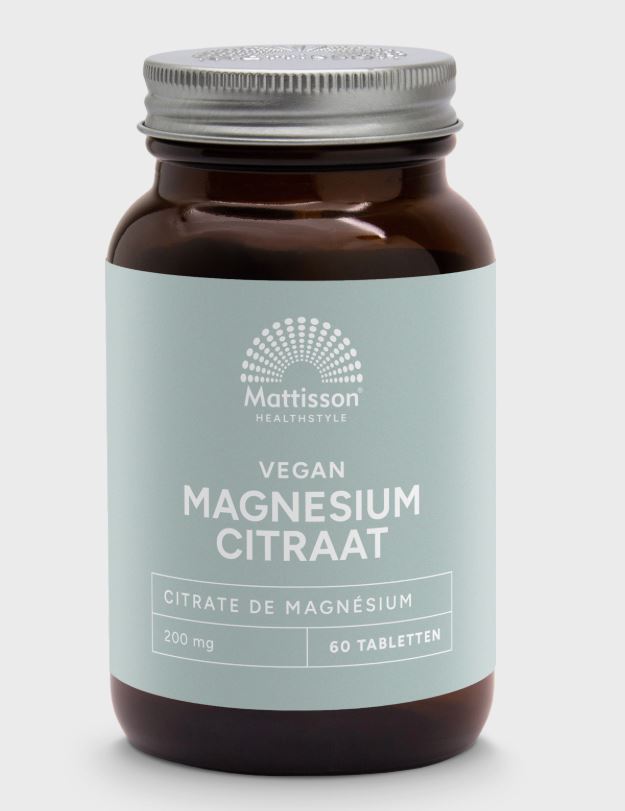 Mattisson Magnesium Citraat 200mg 60tb