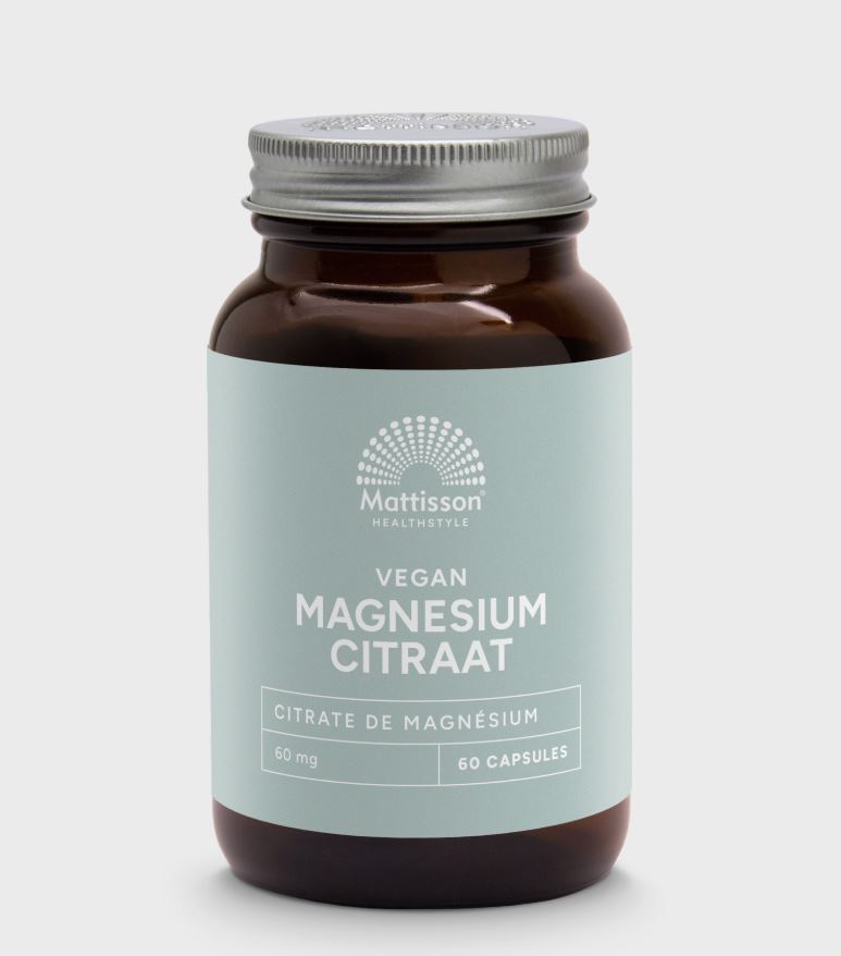 Mattisson Magnesium Citraat 60mg 60vc