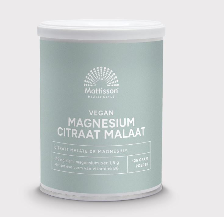 Magnesium Citraat Malaat Poeder 125g