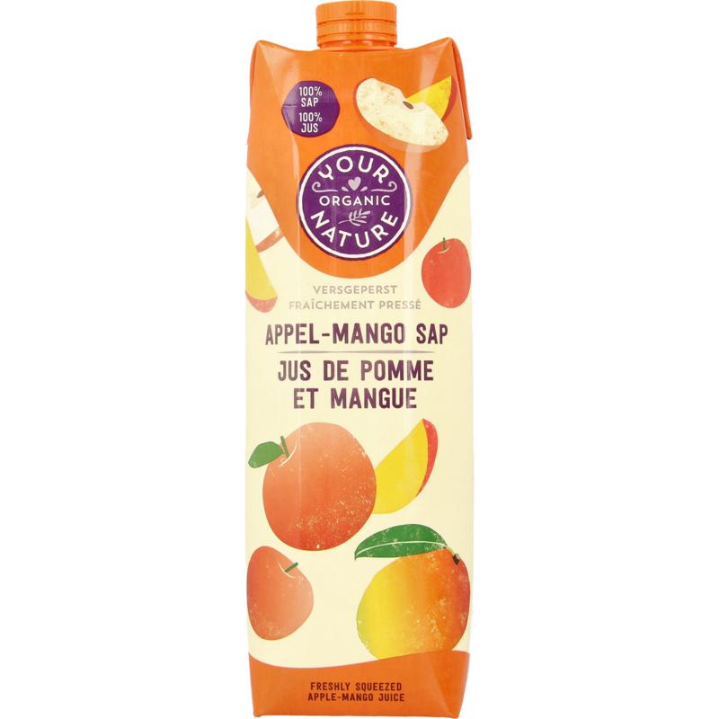 Your Organic Nature Appel Mango Sap Bio 1000ml