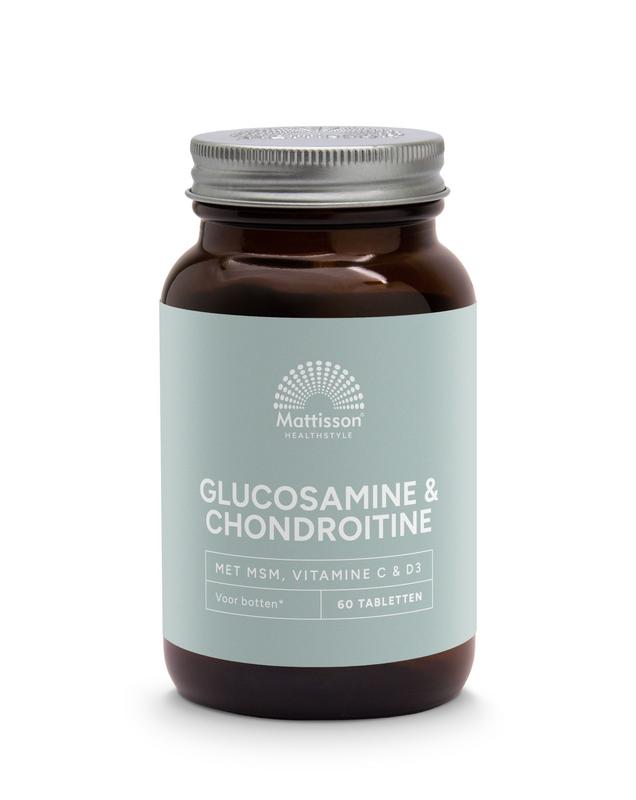Mattisson Glucosamine Chondroitine Met MSM, Vitamine C & D3 60tb