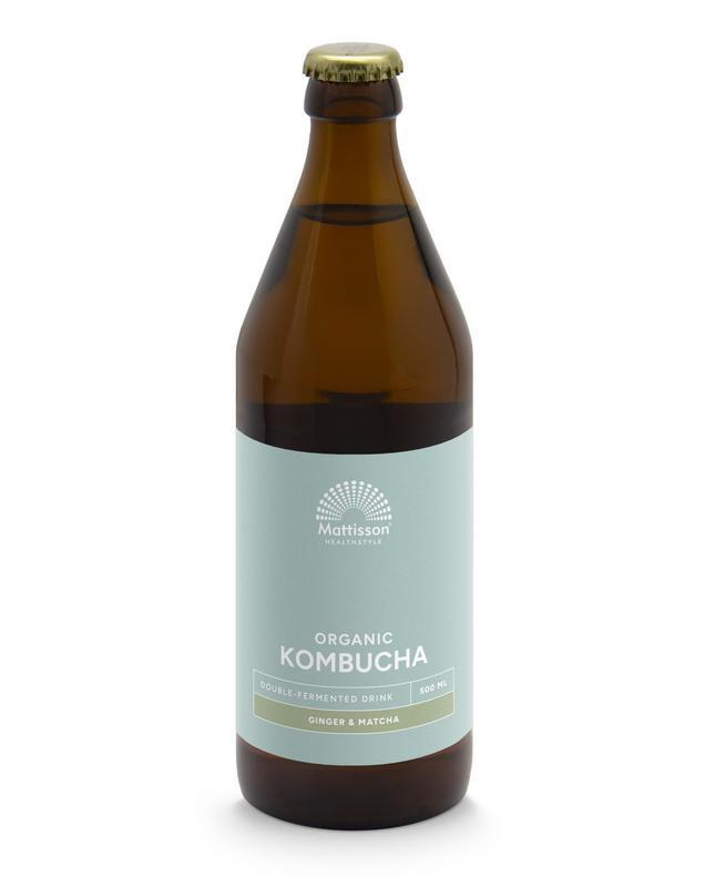 Mattisson Kombucha Gember & Matcha Bio 500ml