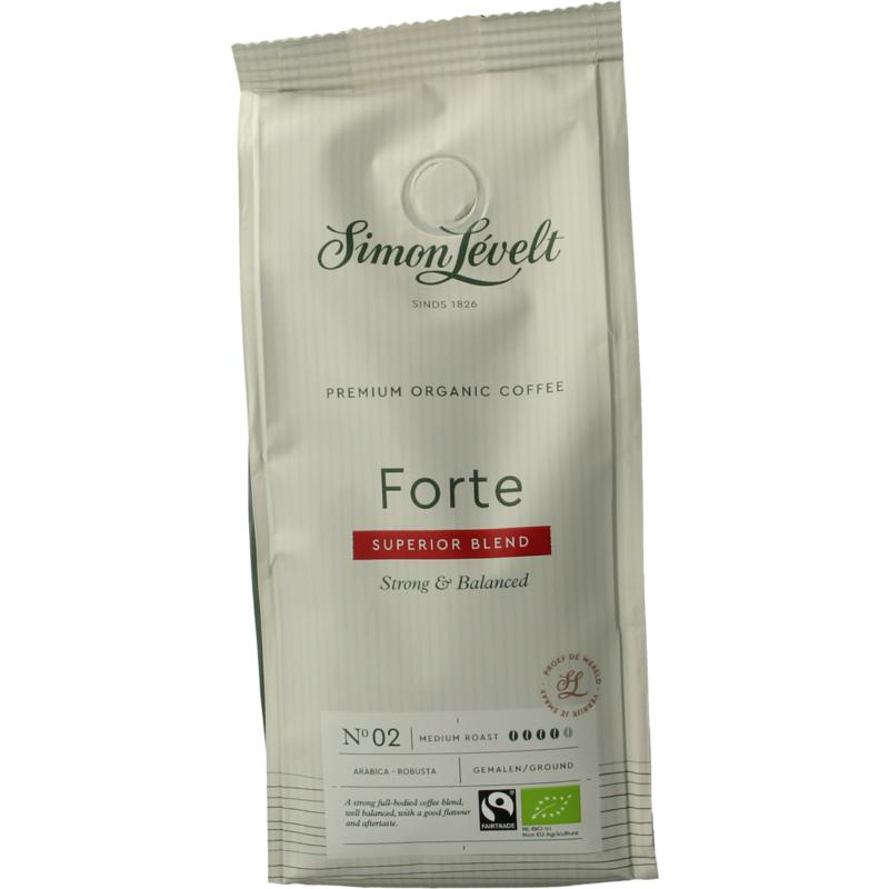 Simon Levelt Forte Superior Blend Gemalen Bio 250g