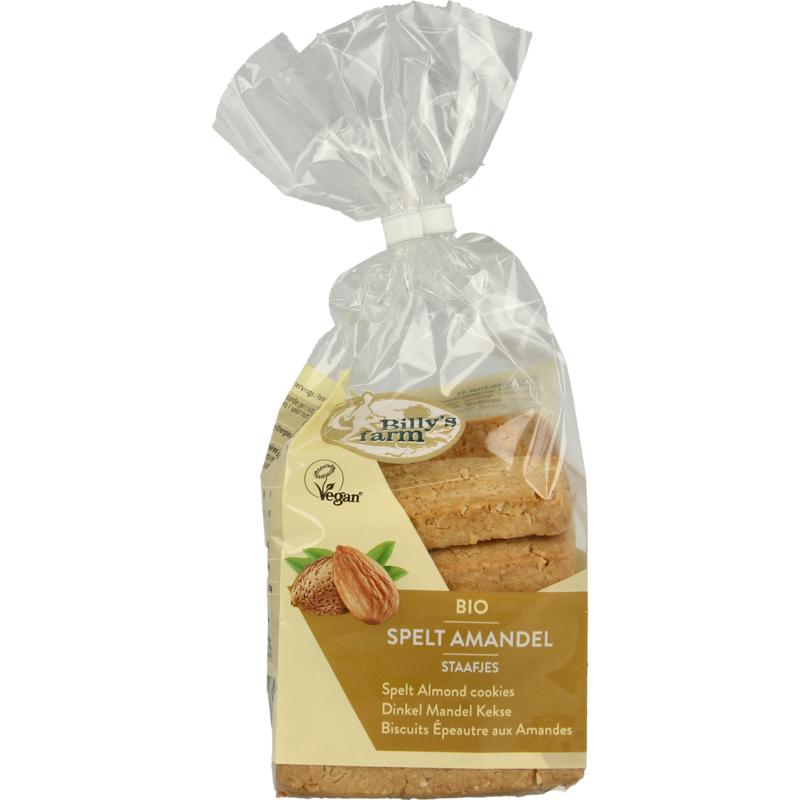 Billy's Farm Speltstaafjes Amandel Bio 175g