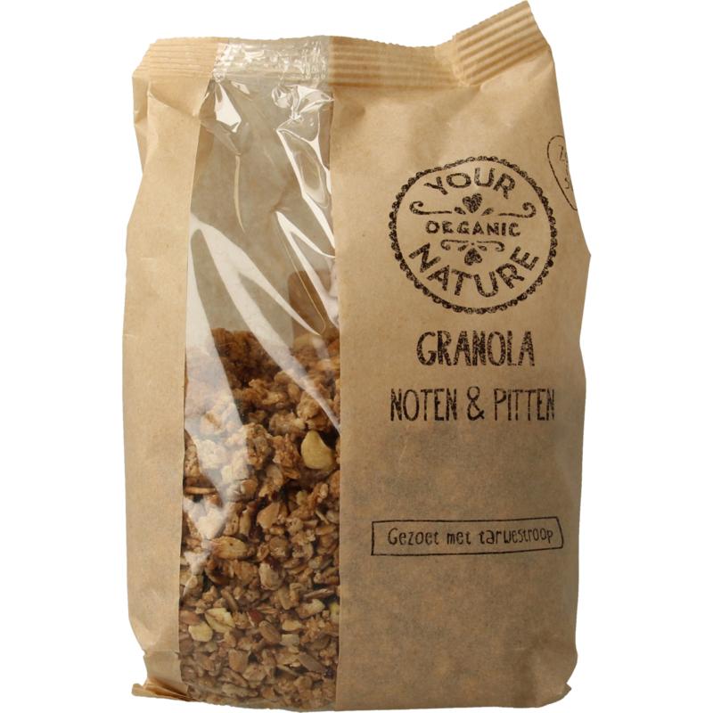 Your Organic Nature Granola Noten En Pitten Bio 375g
