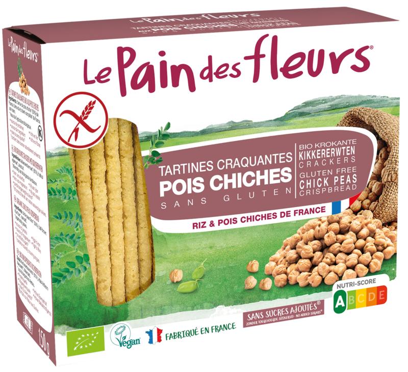 Pain Des Fleurs Crackers Kikkererwten Bio 150g