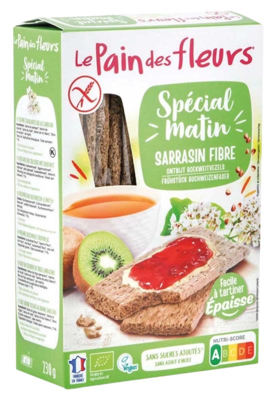 Pain Des Fleurs Crackers Boekweitvezel Bio 230g