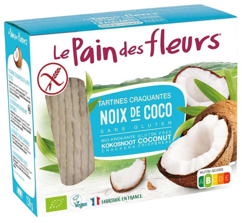Pain Des Fleurs Crackers Kokos Bio 150g