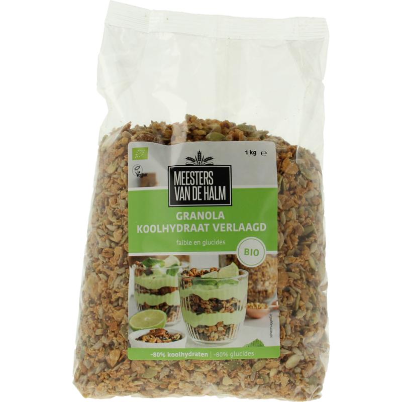 De Halm Granola Koolhydraat Verlaagd Bio 1000g