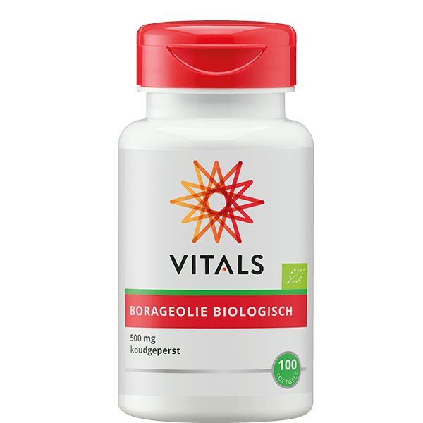 Vitals Borageolie 500mg Bio 100sft