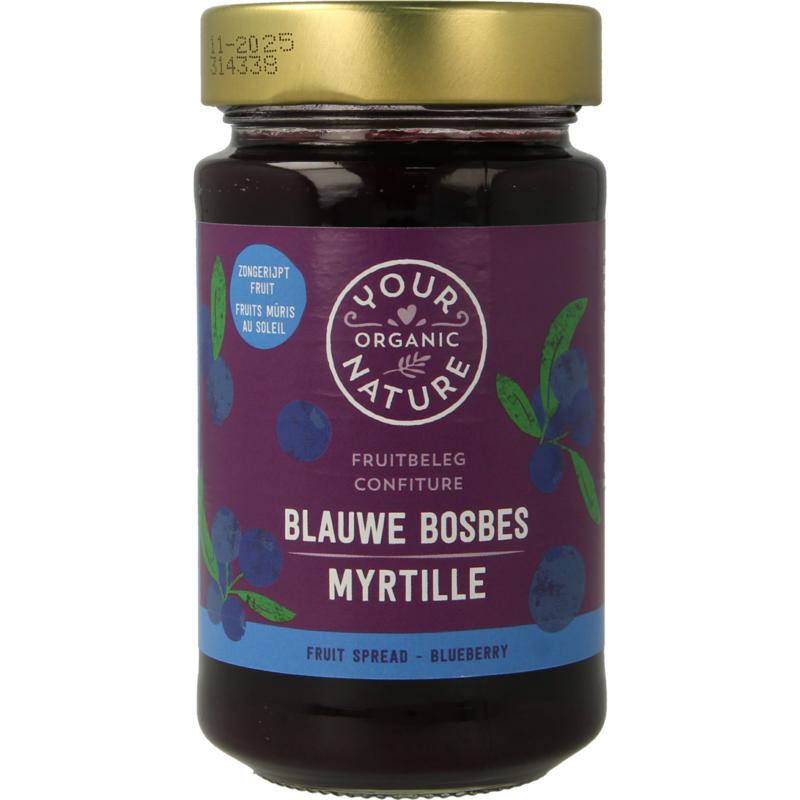 Your Organic Nature Fruitbeleg Blauwe Bosbes Bio 250g