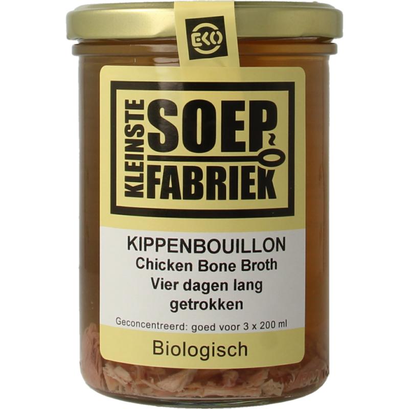 Kleinstesoepfabriek Kippenbouillon Bio 400ml