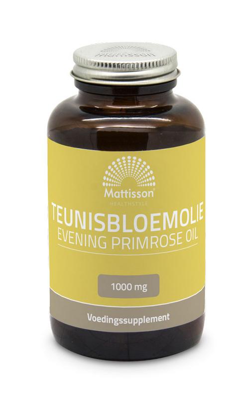 Mattisson Teunisbloemolie Met vitamine E 1000mg 90ca