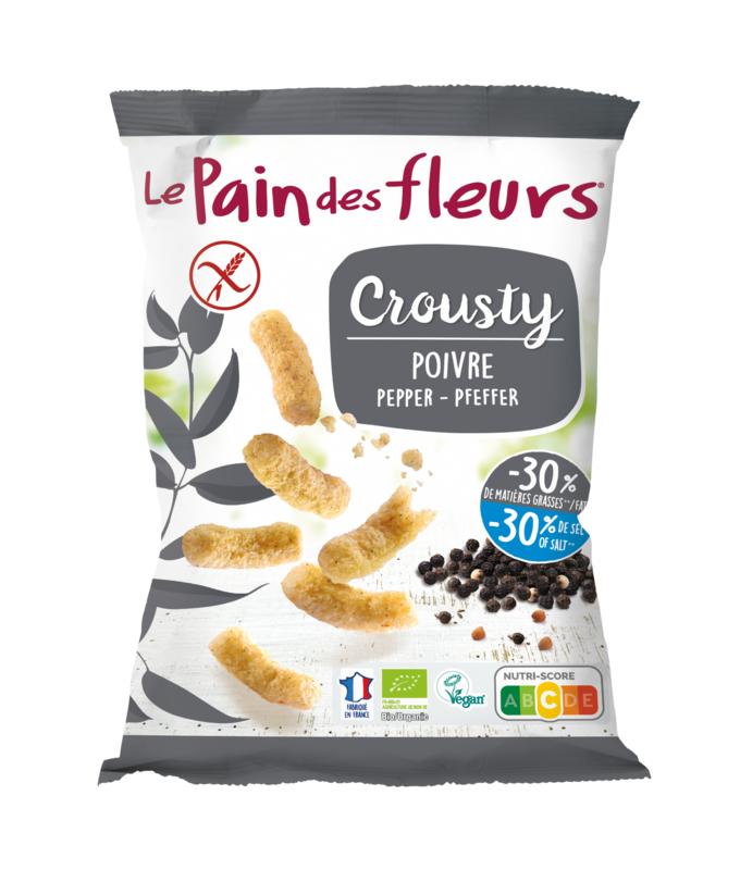Pain Des Fleurs Gepofte Chips Peper Vegan Bio 75g