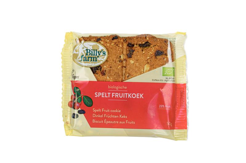 Billy's Farm Spelt Fruitkoek Bio 50g
