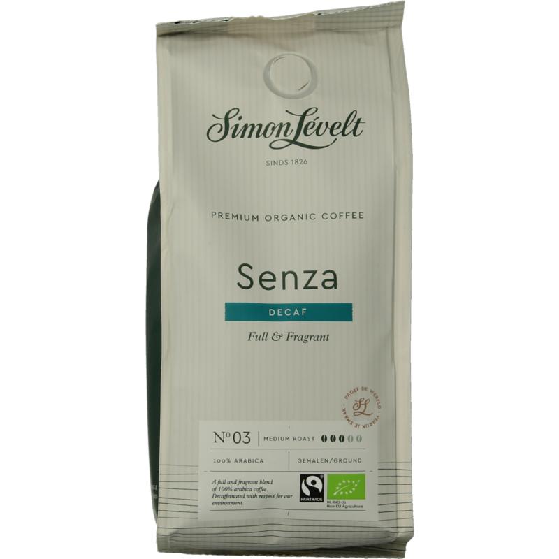 Simon Levelt Decafé Senza Gemalen Bio 250g