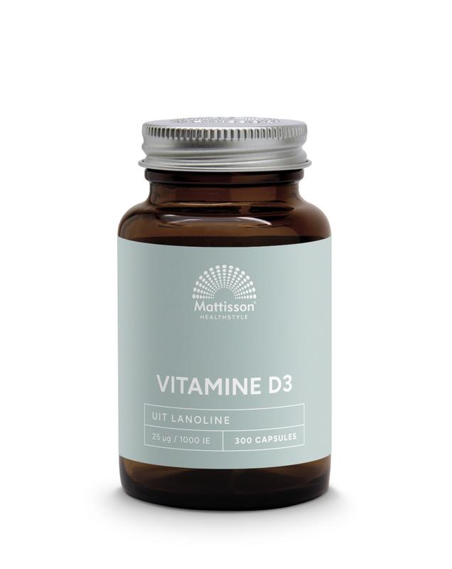 Mattisson Vitamine D3 25mcg 1.000IE 300sg