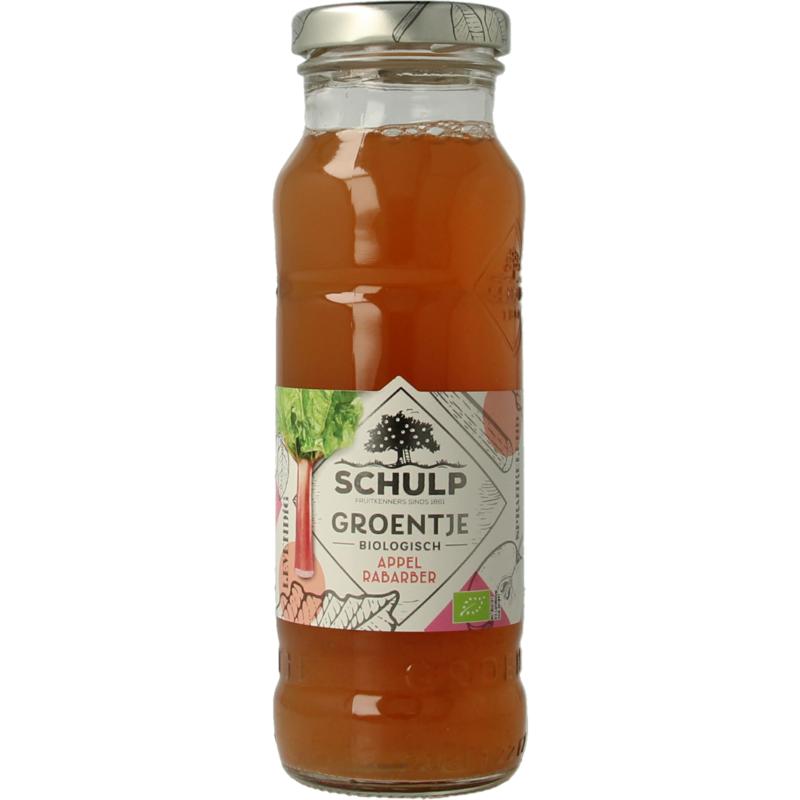 Schulp Groentje Appel & Rabarbersap Bio 200ml