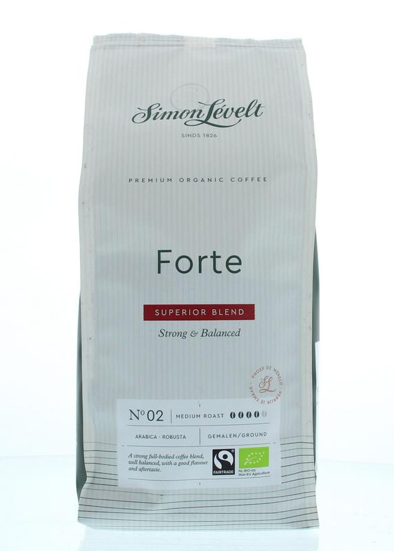 Simon Levelt Forte Superior Blend Gemalen Bio 500g