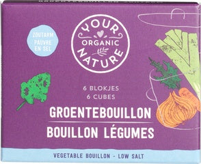 Your Organic Nature Groentebouillonblokjes Zoutarm Bio