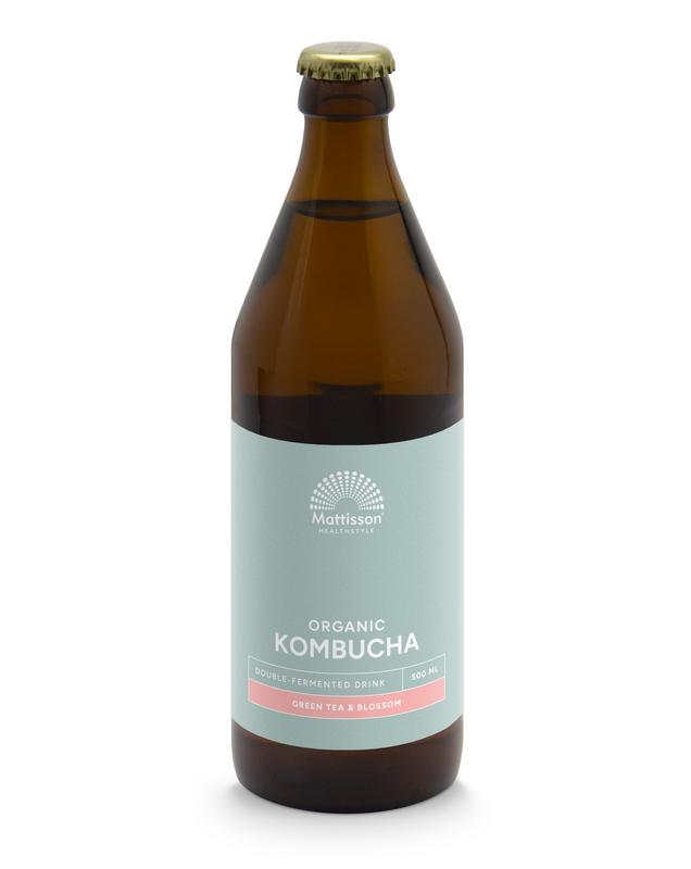 Mattisson Kombucha Groene Thee & Bloesem Bio 500ml