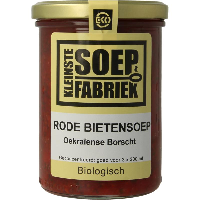 Kleinstesoepfabriek Rode Bietensoep Bio 400ml