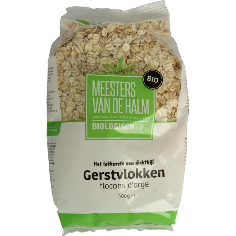 De Halm Gerstvlokken Bio 500g