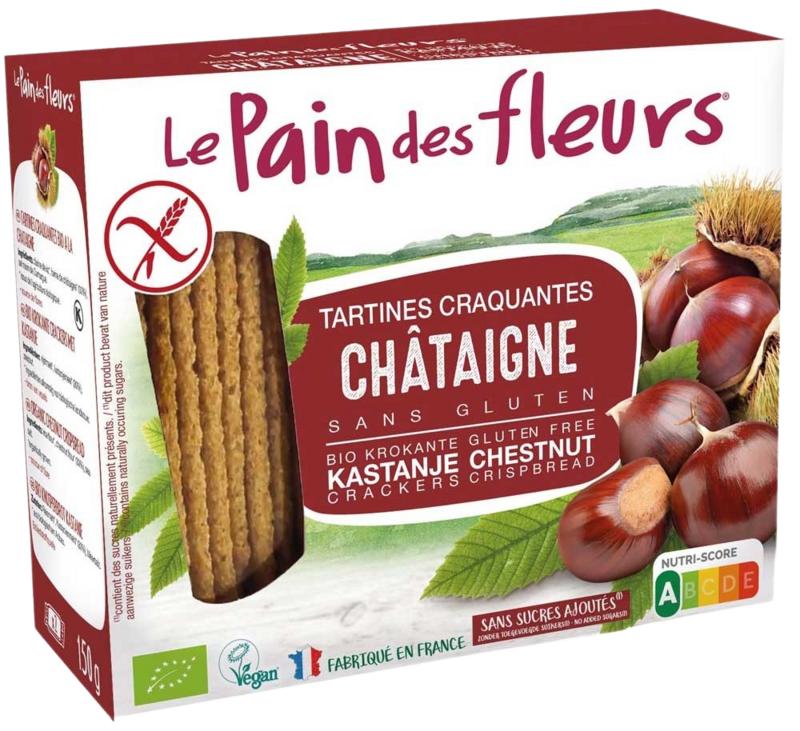 Pain Des Fleurs Crackers Tamme Kastanje Bio 150g