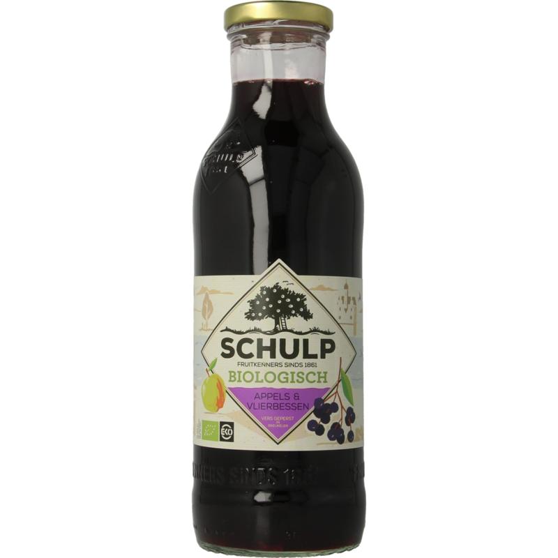 Schulp Appel & Vlierbessensap Bio 750ml