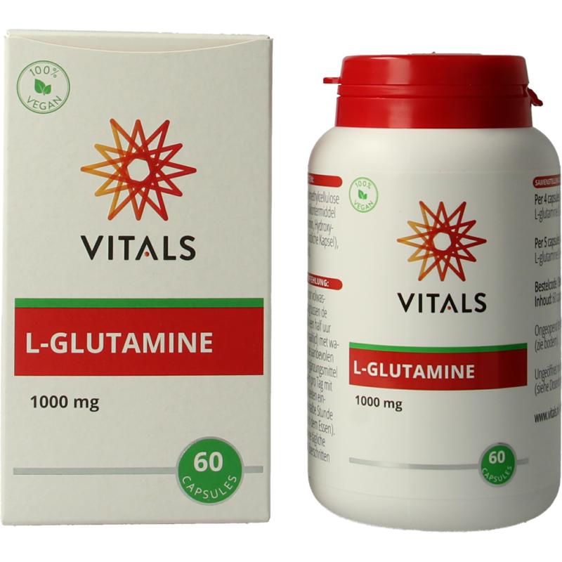 Vitals L-Glutamine 1000mg 60ca