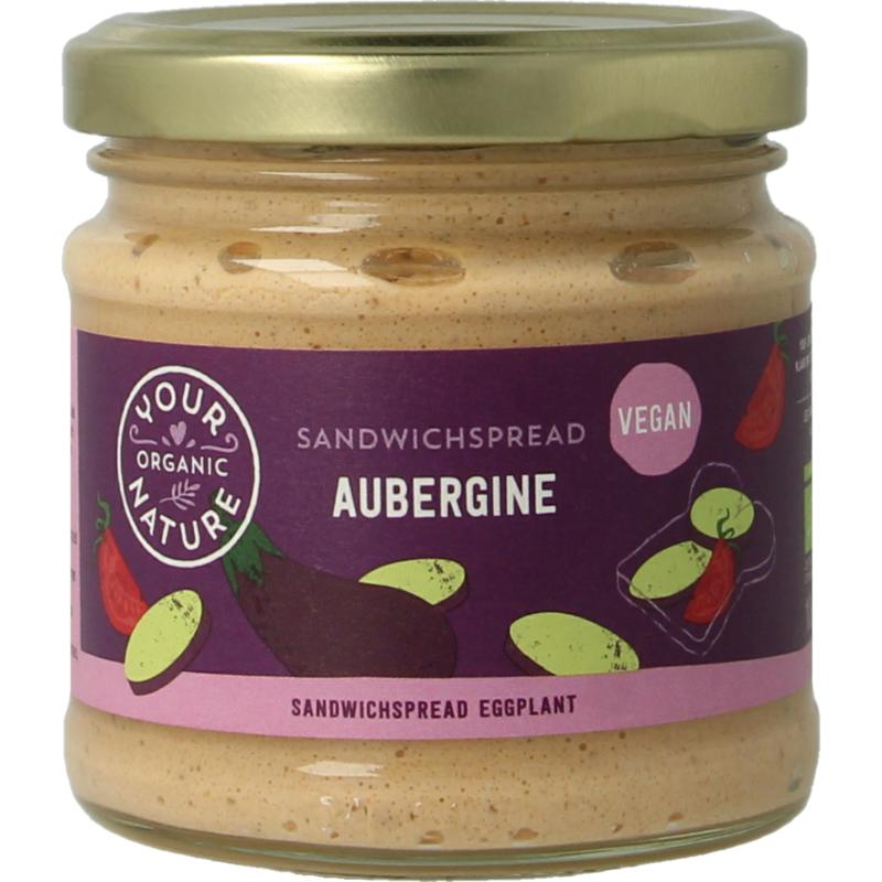 Your Organic Nature Sandwichspread Aubergine Bio 180g